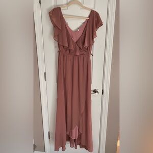Baltic Born Dusty Rose Maxi Dress, size Medium